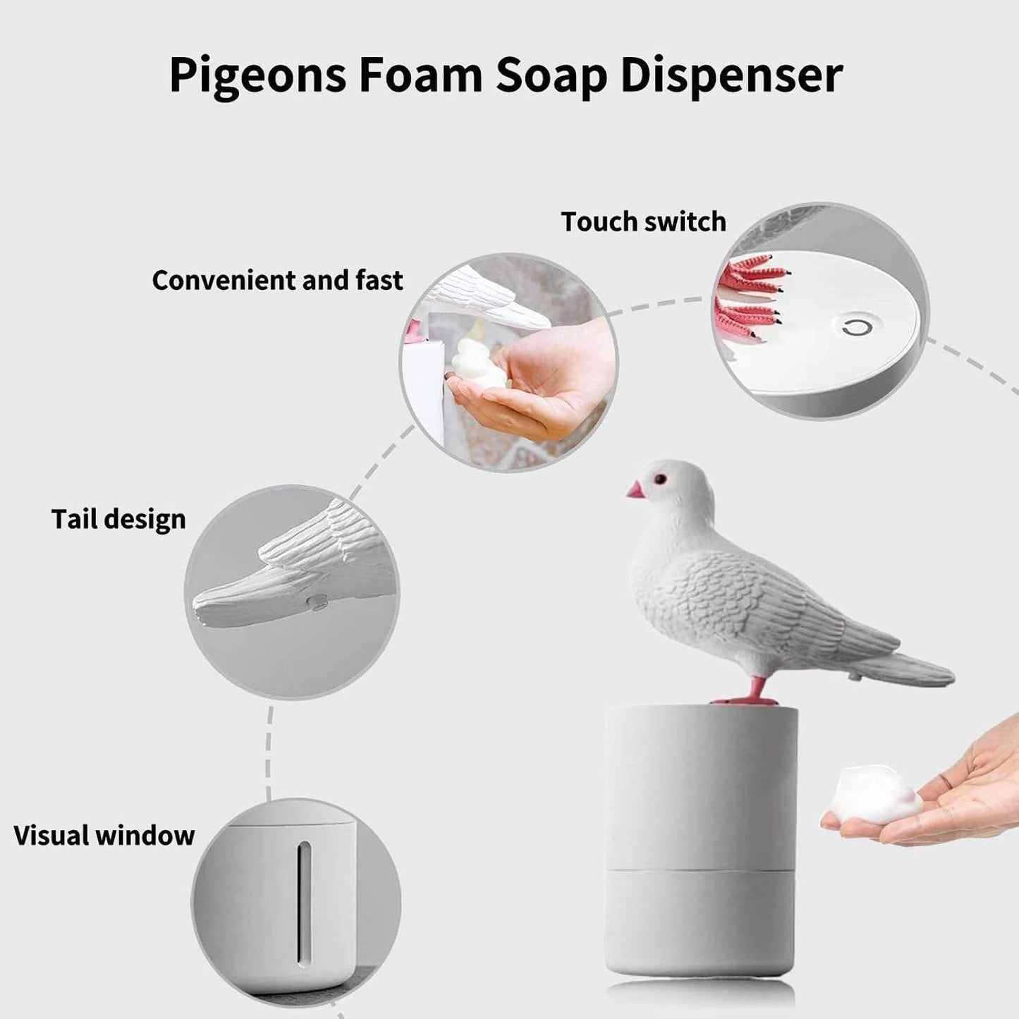 Pigeon Hand Washer Automatic Soap Dispenser 2 packs