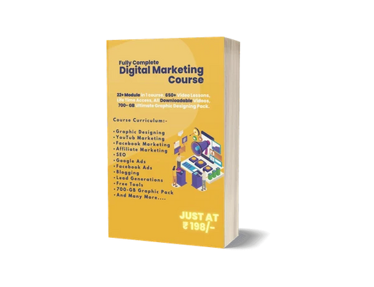 Digital Marketing Course at 198/-